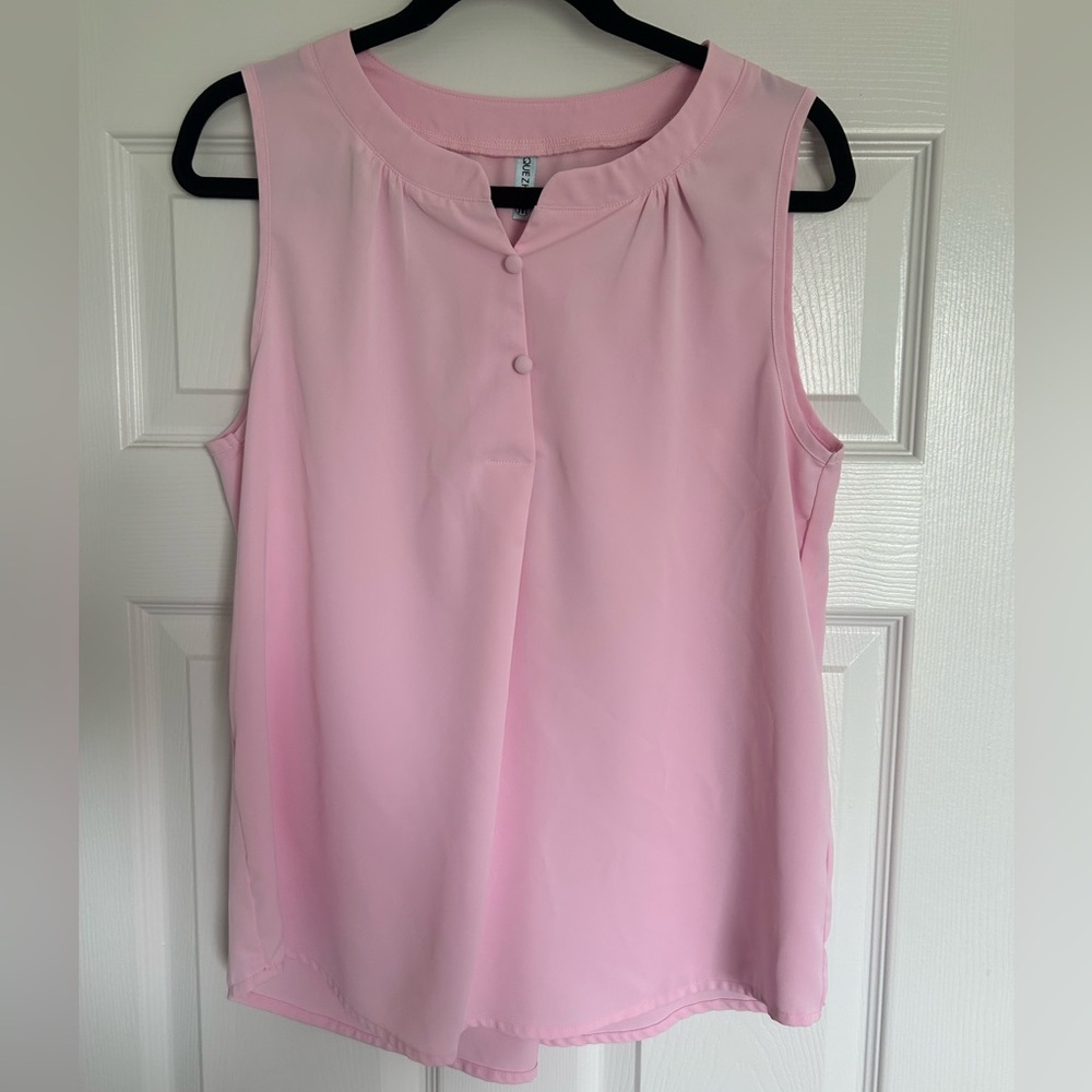 NWOT Lightweight Pink Tank Top